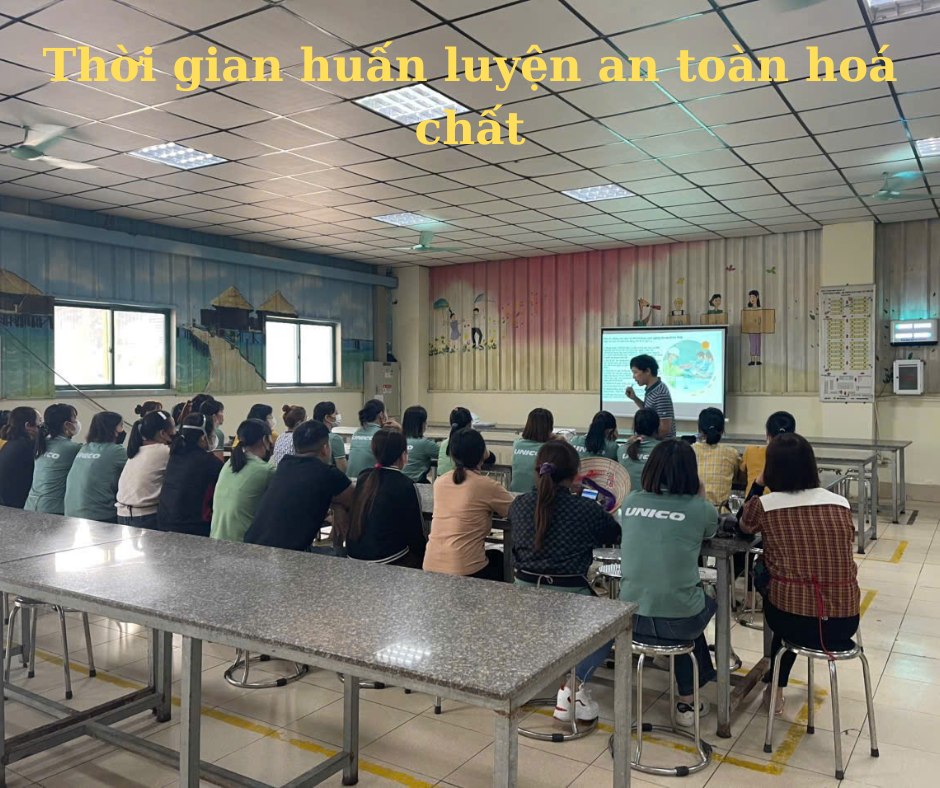 Thời gian huấn luyện an toàn hoá chất Thời gian huấn luyện an toàn hoá chất